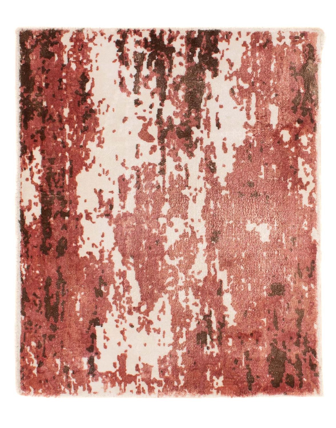 Alfombra de viscosa cuadrado - 60 x 50 cm - multicolor