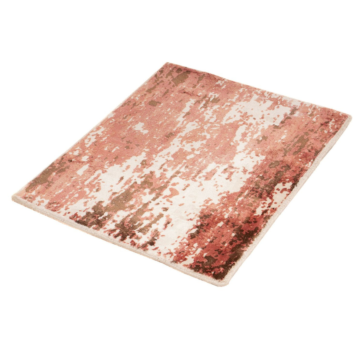 Alfombra de viscosa cuadrado - 60 x 50 cm - multicolor