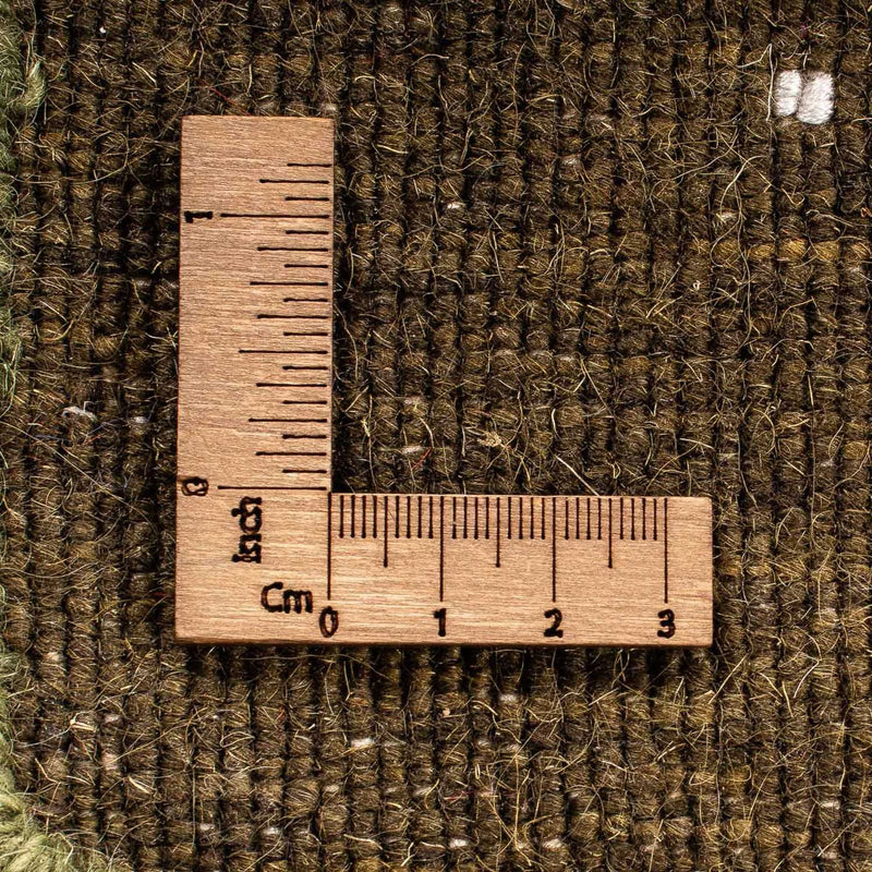 Alfombra Gabbeh - Loribaft Indus - 91 x 64 cm - marrón oscuro