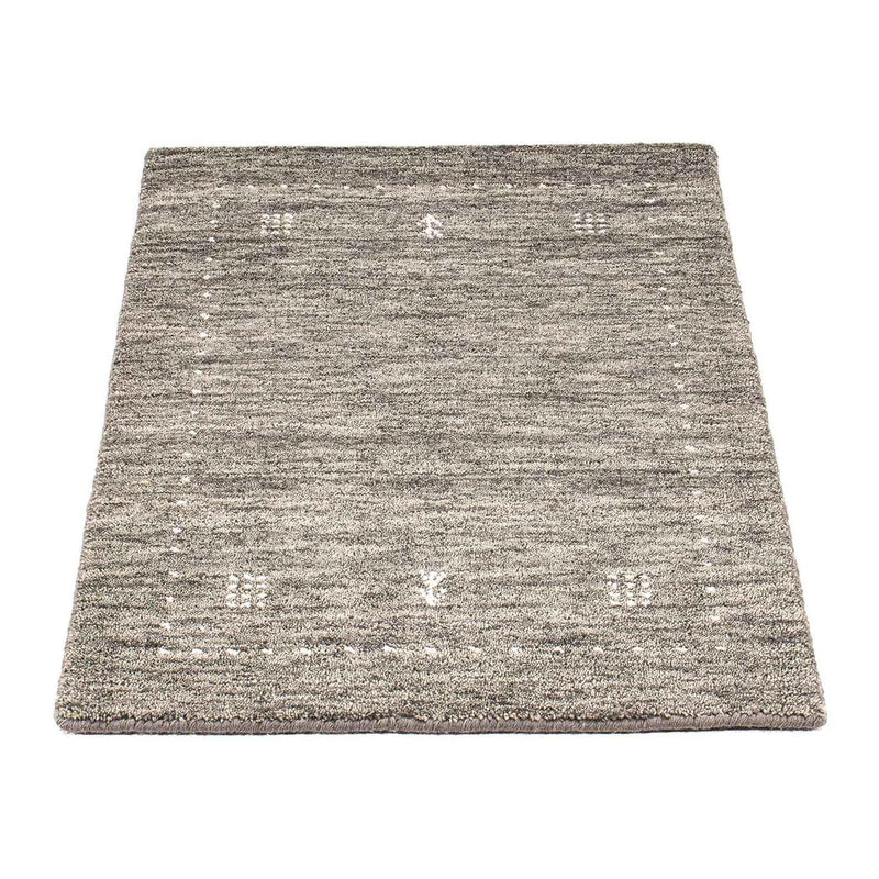 Alfombra Gabbeh - Loribaft Indus - 95 x 63 cm - gris