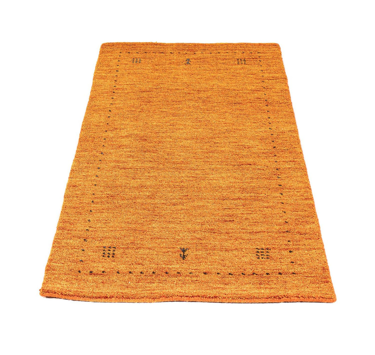 Alfombra Gabbeh - Loribaft Indus - 133 x 70 cm - naranja