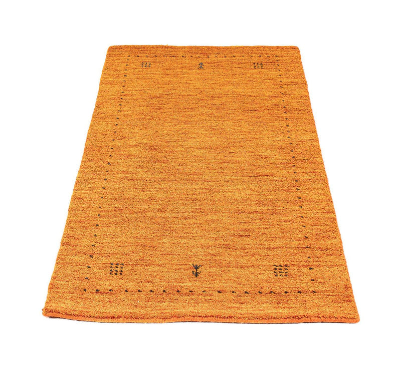 Alfombra Gabbeh - Loribaft Indus - 133 x 70 cm - naranja