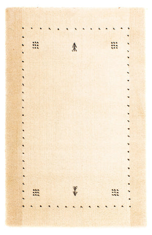 Alfombra Gabbeh - Loribaft Indus - 93 x 63 cm - beige