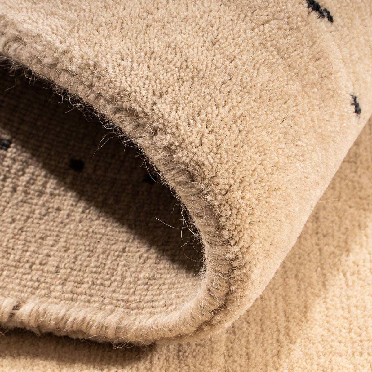 Alfombra Gabbeh - Loribaft Indus - 93 x 63 cm - beige