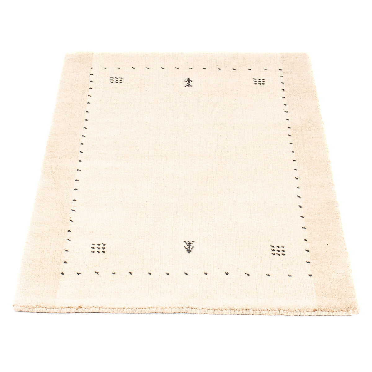 Alfombra Gabbeh - Loribaft Indus - 93 x 63 cm - beige