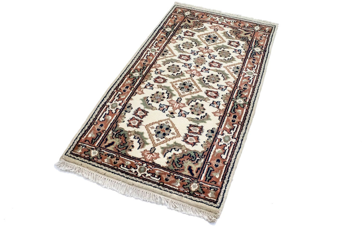 Alfombra oriental - 160 x 90 cm - beige