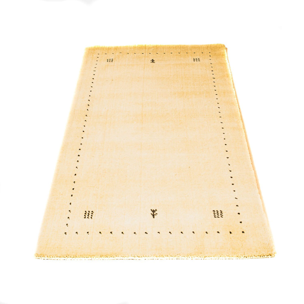 Alfombra Gabbeh - Loribaft Indus - 142 x 73 cm - beige