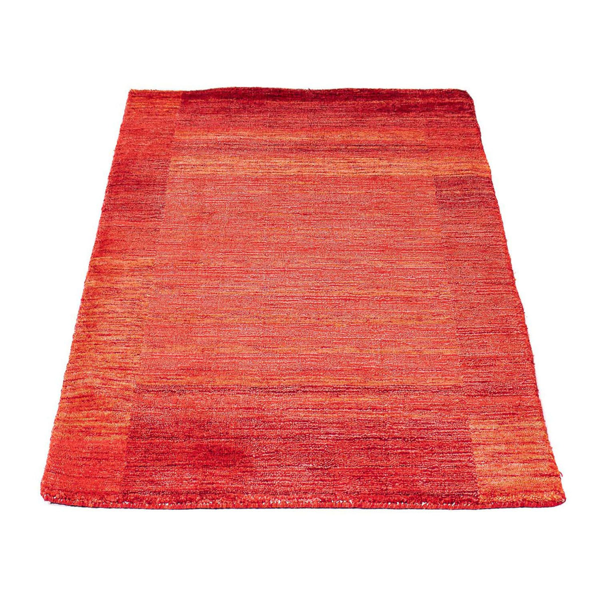 Alfombra Gabbeh - Loribaft Indus - 142 x 77 cm - rojo