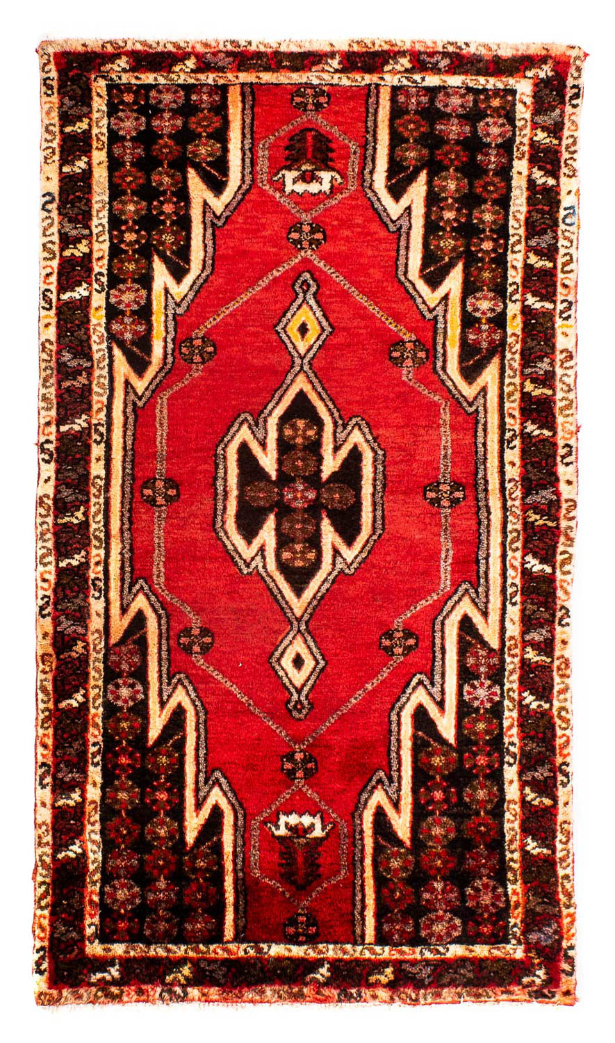 Alfombra persa - Nómada - 145 x 81 cm - rojo