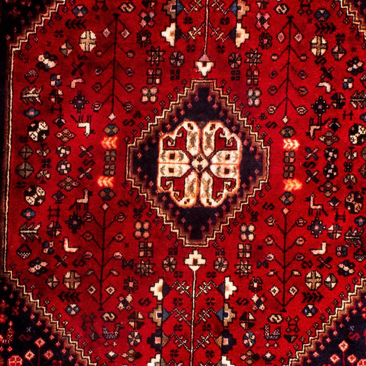 Alfombra persa - Nómada - 144 x 98 cm - rojo oscuro