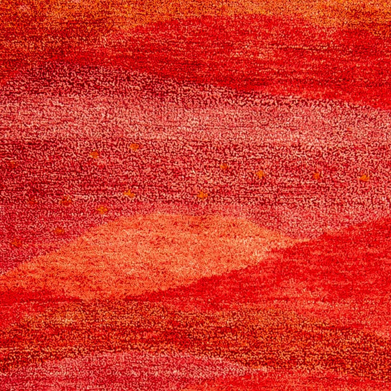 Alfombra de pasillo Alfombra Gabbeh - Indus - 197 x 77 cm - rojo