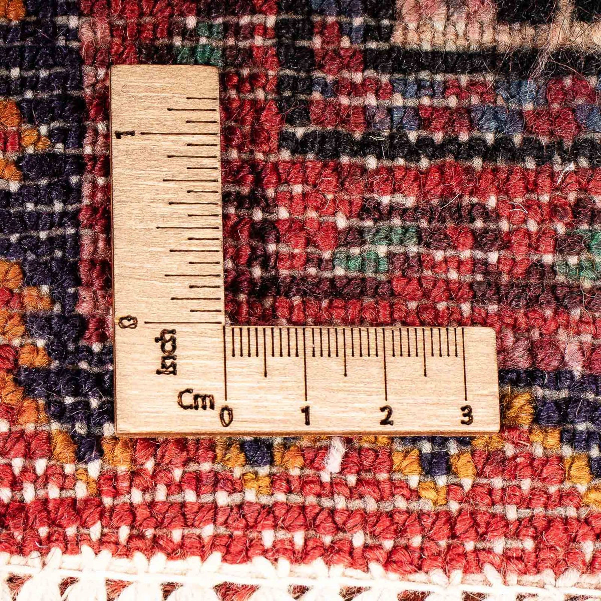 Alfombra de pasillo Alfombra Gabbeh - Indus - 197 x 77 cm - rojo