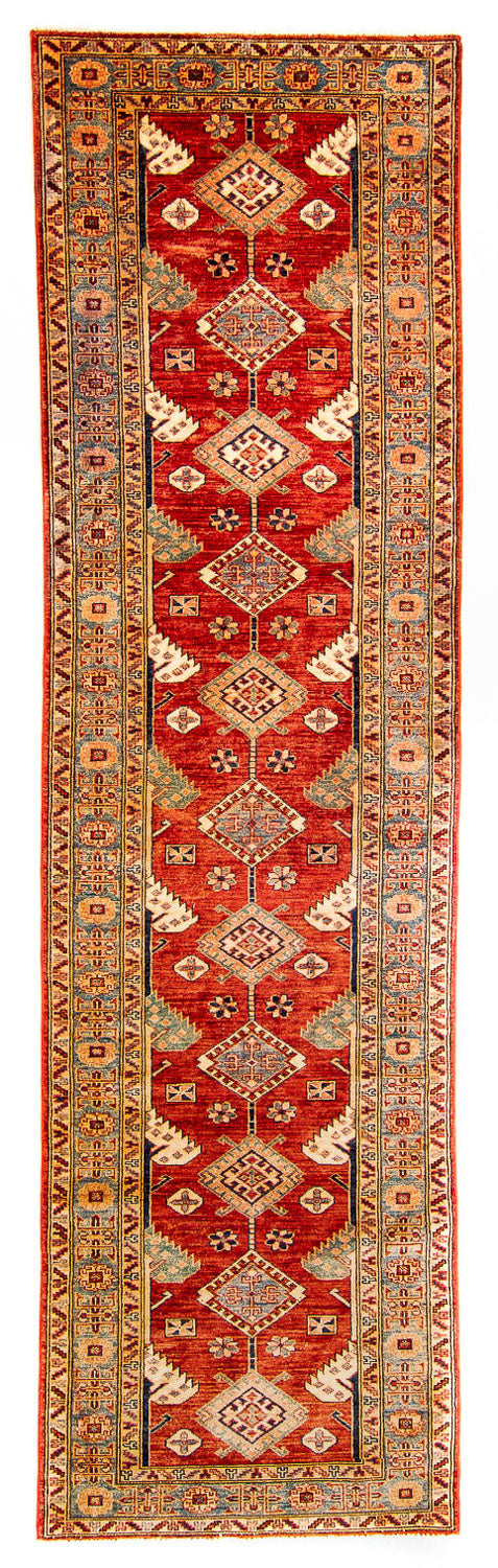 Alfombra de pasillo Alfombra Ziegler - Kazak - 321 x 84 cm - rojo