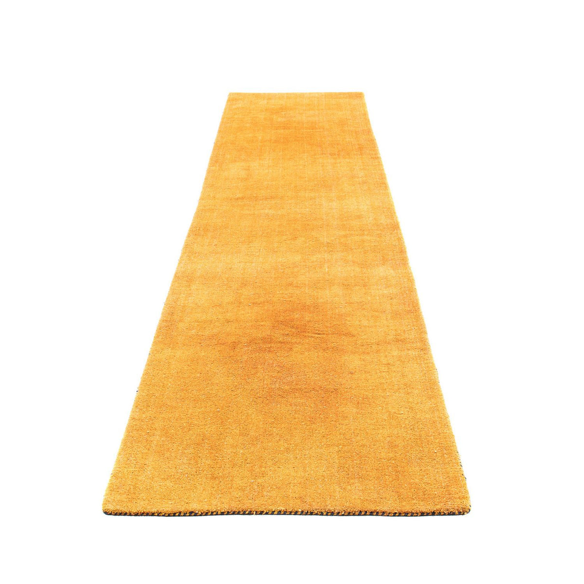Alfombra de pasillo Alfombra Gabbeh - Loribaft Persa - 395 x 80 cm - naranja