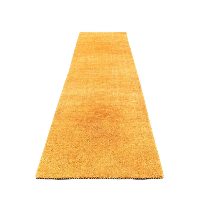 Alfombra de pasillo Alfombra Gabbeh - Loribaft Persa - 395 x 80 cm - naranja