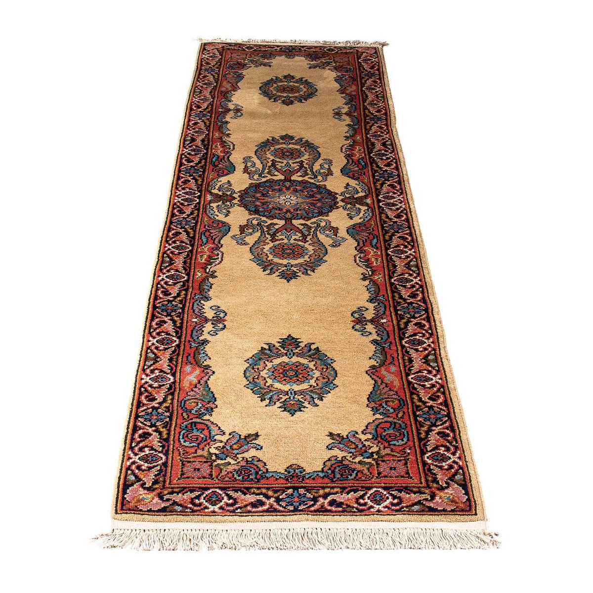 Alfombra de pasillo Alfombra china - 235 x 61 cm - beige