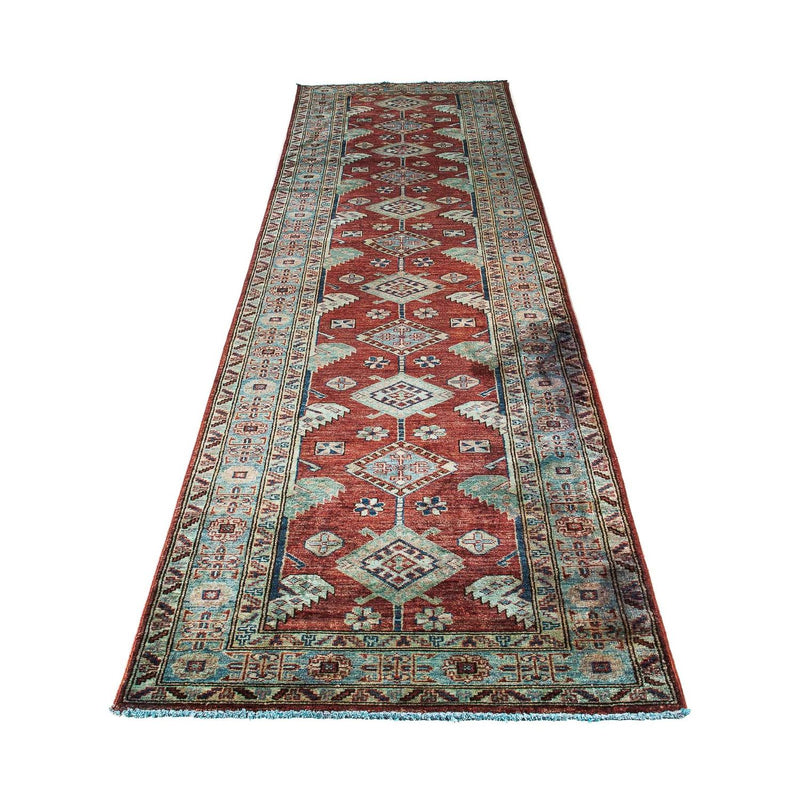 Alfombra de pasillo Alfombra Ziegler - Kazak - 315 x 82 cm - rojo oscuro