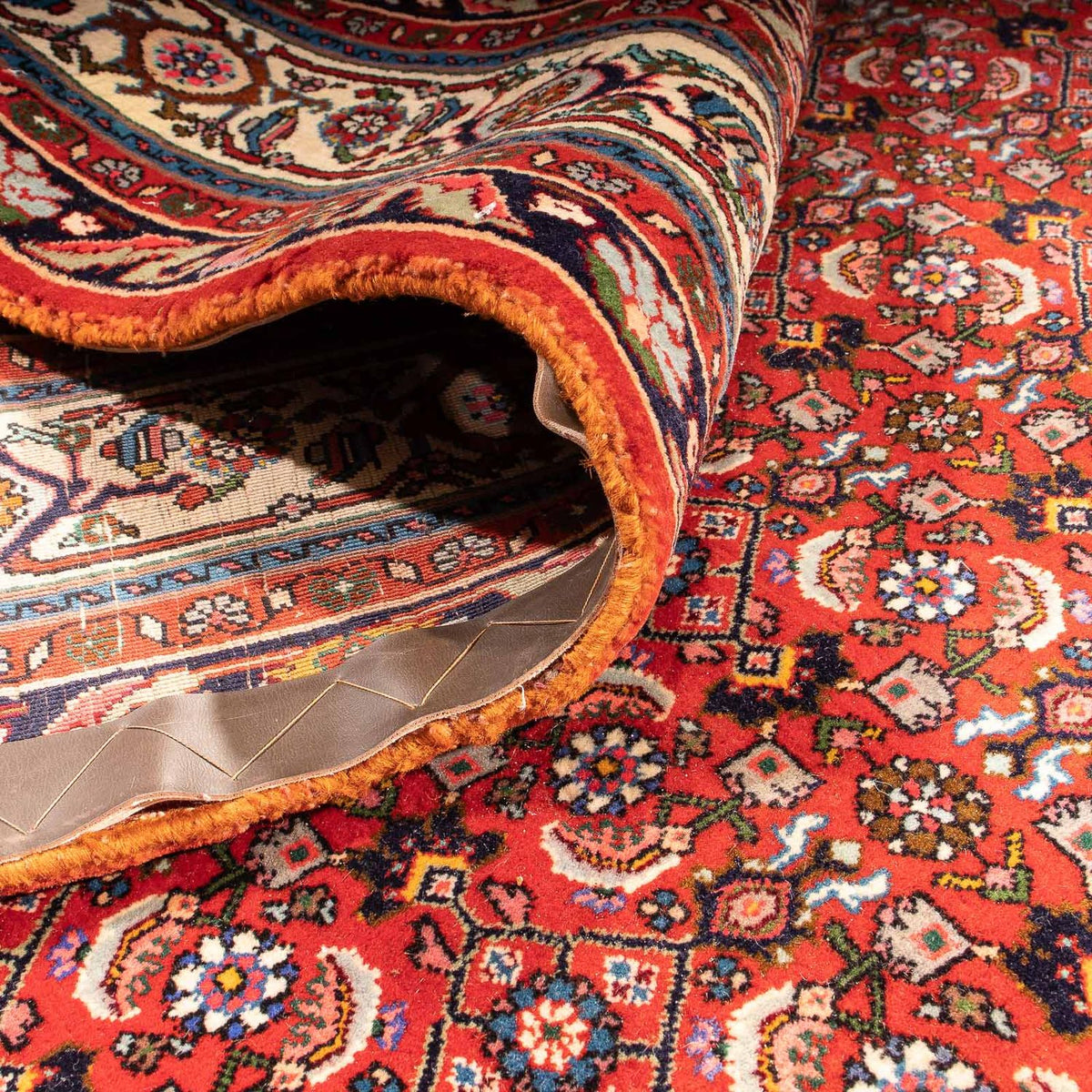 Alfombra persa - Bidjar - 300 x 204 cm - rojo