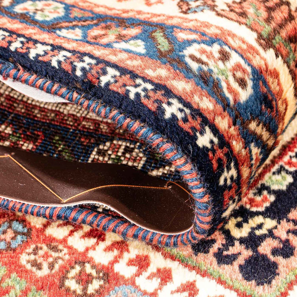 Alfombra persa - Nómada - 101 x 64 cm - marrón claro