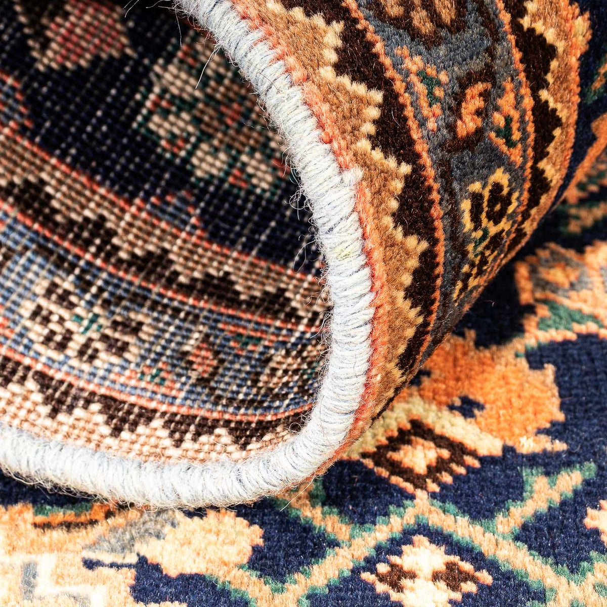 Alfombra persa - Nómada - 119 x 70 cm - azul oscuro