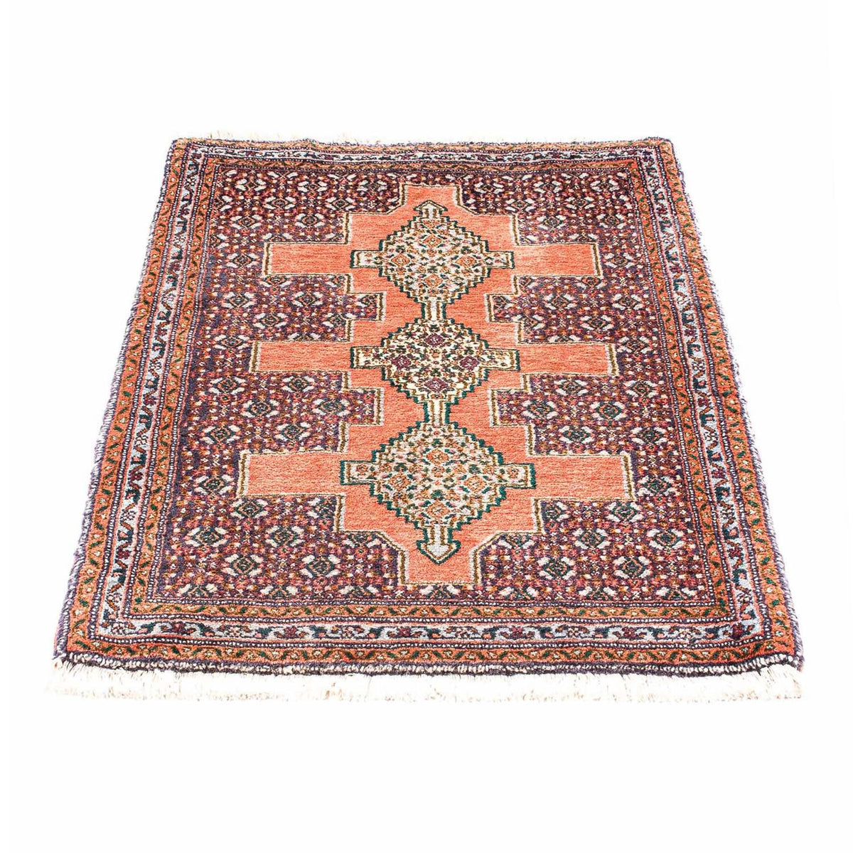 Alfombra persa - Clásica - 102 x 73 cm - óxido