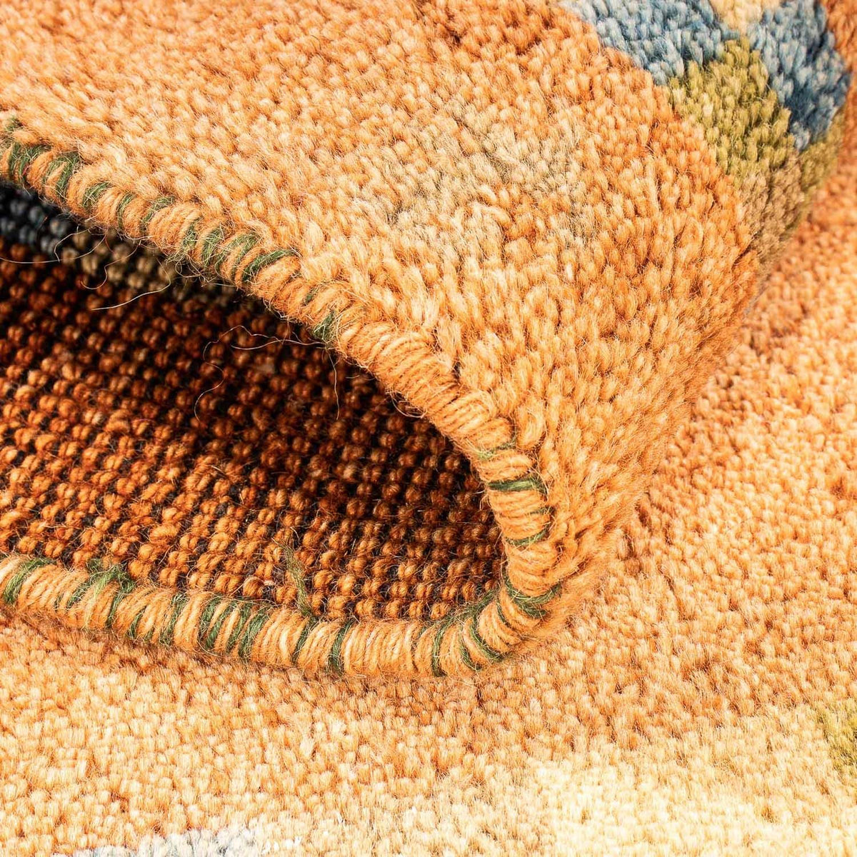 Alfombra Gabbeh - Indus - 110 x 65 cm - oro