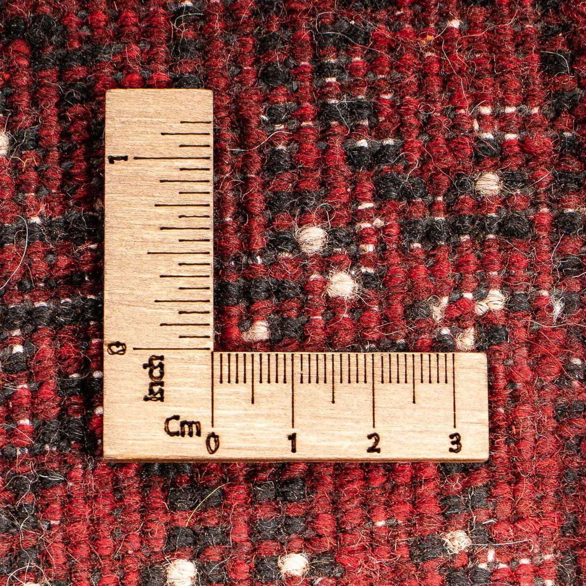 Alfombra afgana - Filpa - 90 x 60 cm - rojo oscuro