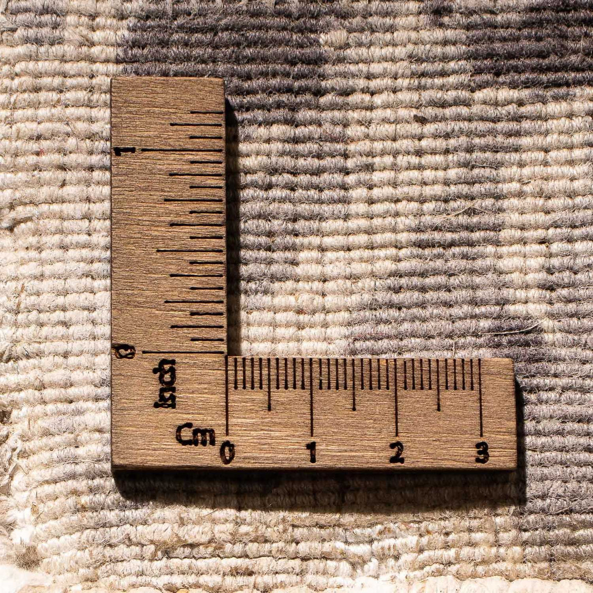 Alfombra de viscosa cuadrado - 70 x 70 cm - beige