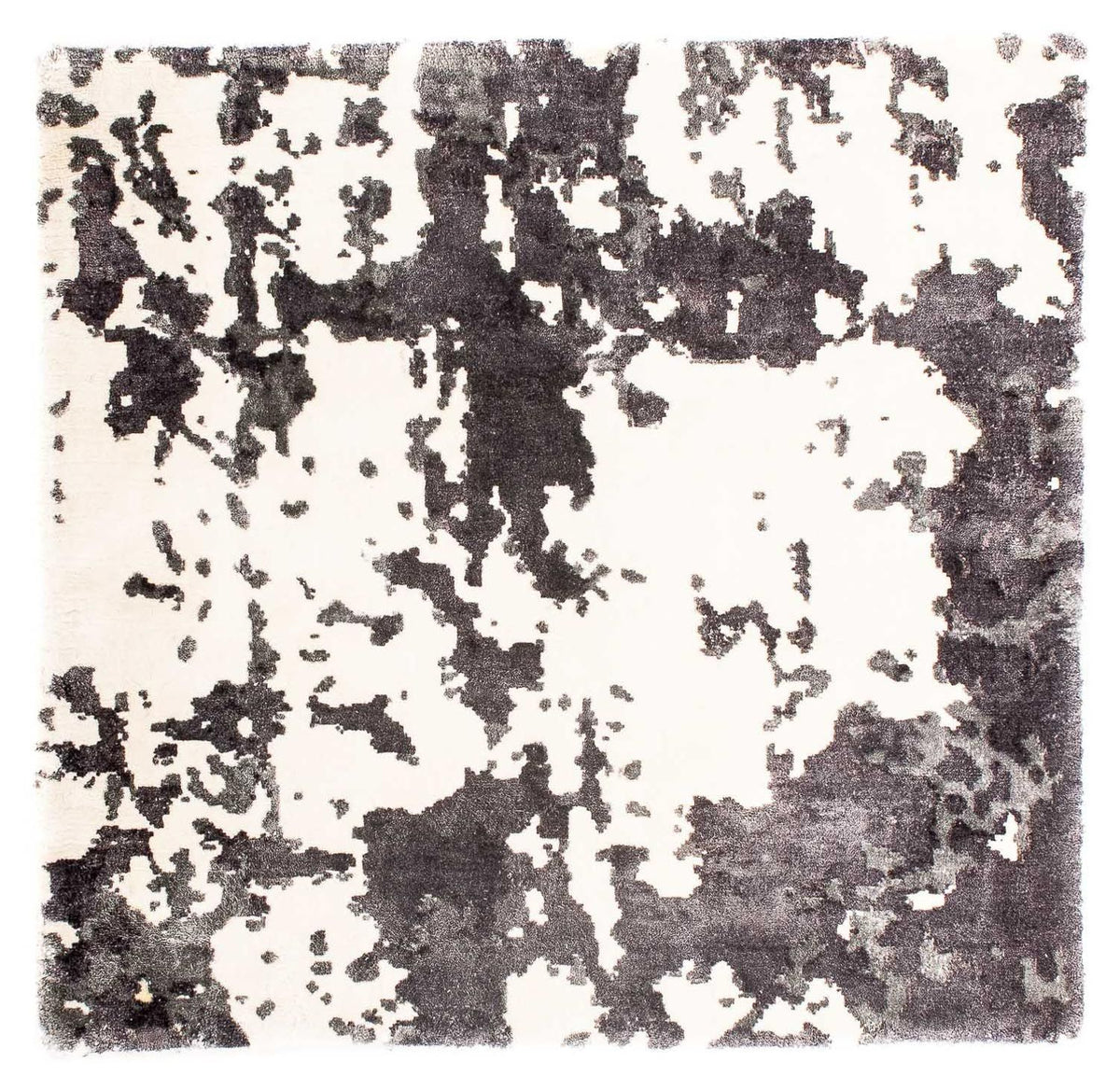 Alfombra de viscosa cuadrado - 70 x 70 cm - beige