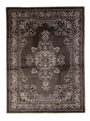 Alfombra moderna - 170 x 120 cm - marrón oscuro