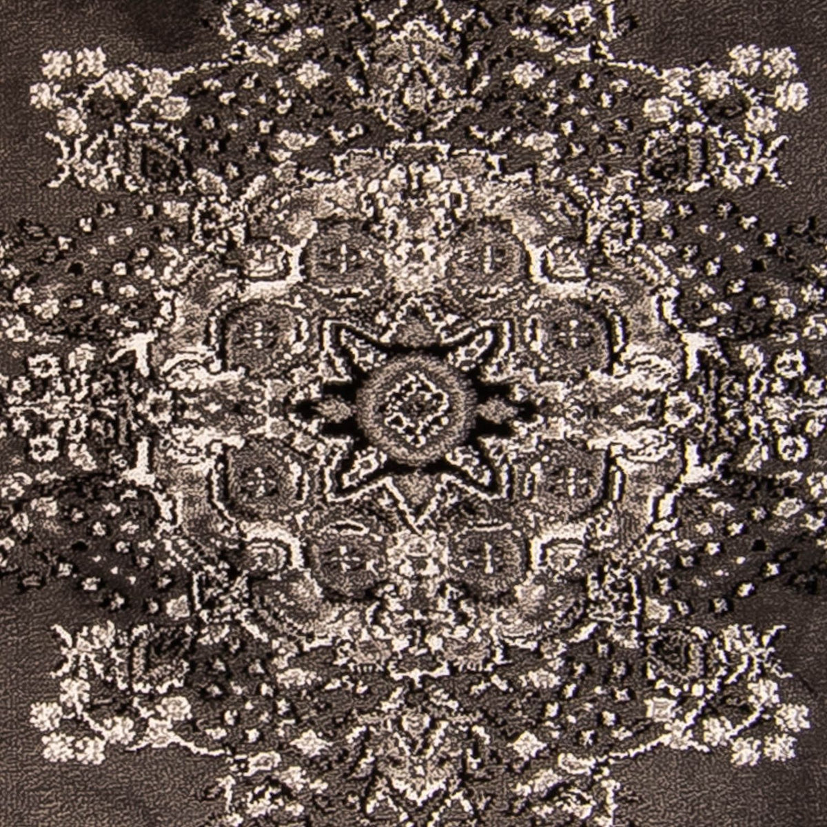Alfombra moderna - 170 x 120 cm - marrón oscuro