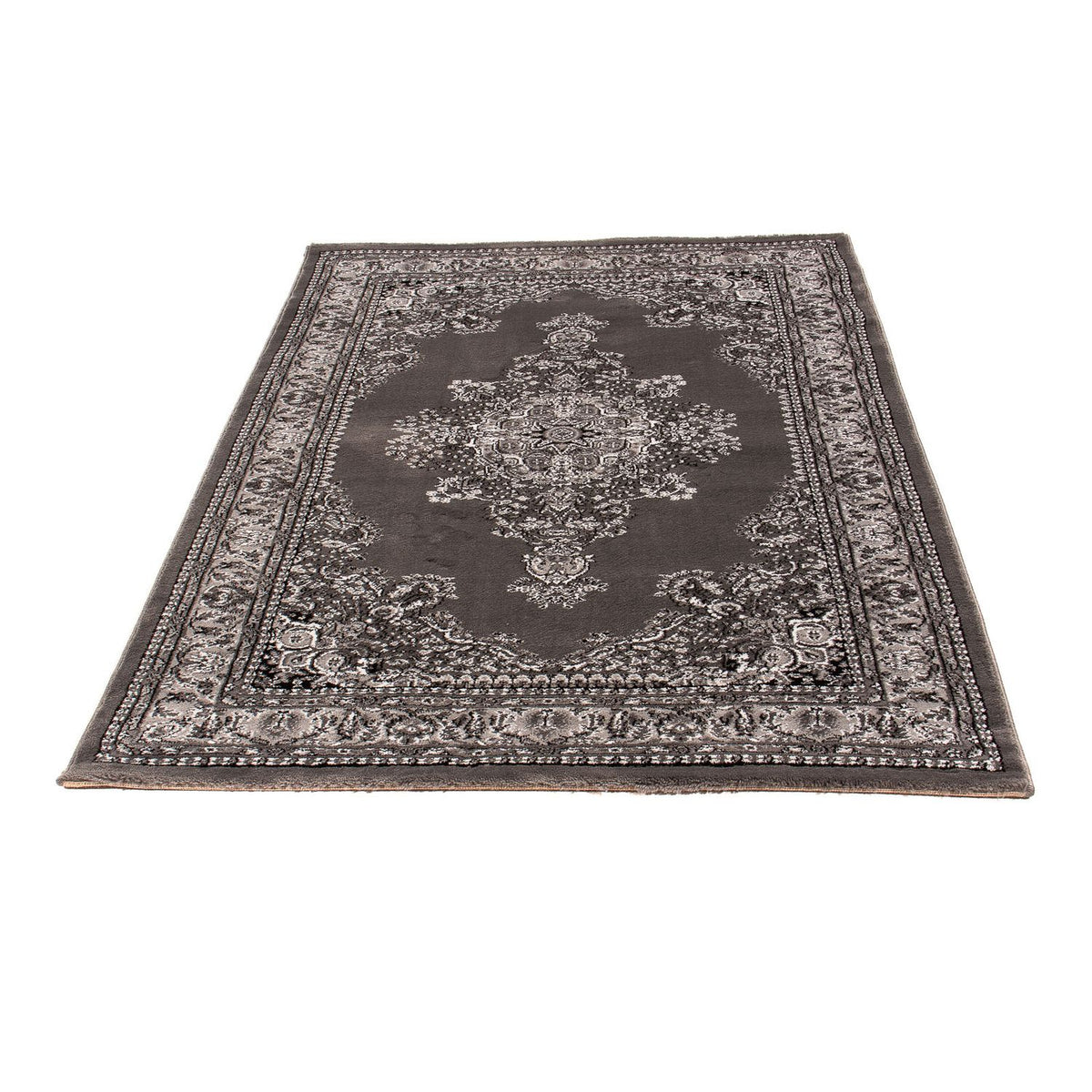 Alfombra moderna - 170 x 120 cm - marrón oscuro