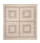 Alfombra Kelim - Tendencia cuadrado  - 60 x 60 cm - beige