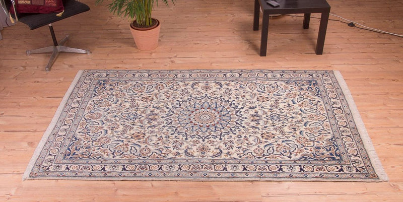 Alfombra Persa - Nain - Real - 213 x 118 cm - beige