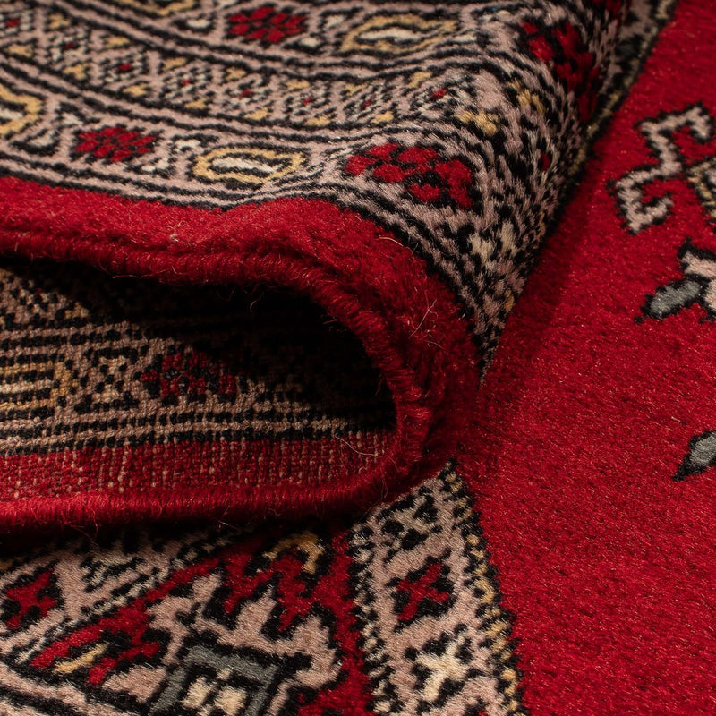 Alfombra de pasillo Alfombra Pakistani - 192 x 64 cm - rojo oscuro