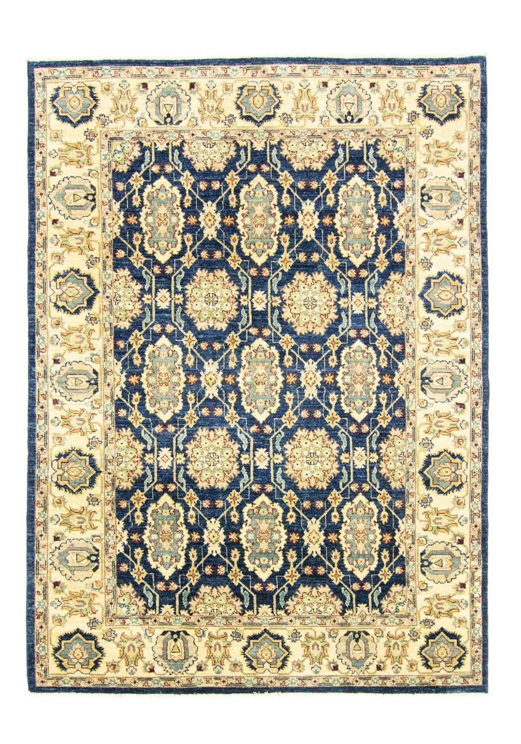 Alfombra Ziegler - 228 x 168 cm - azul oscuro