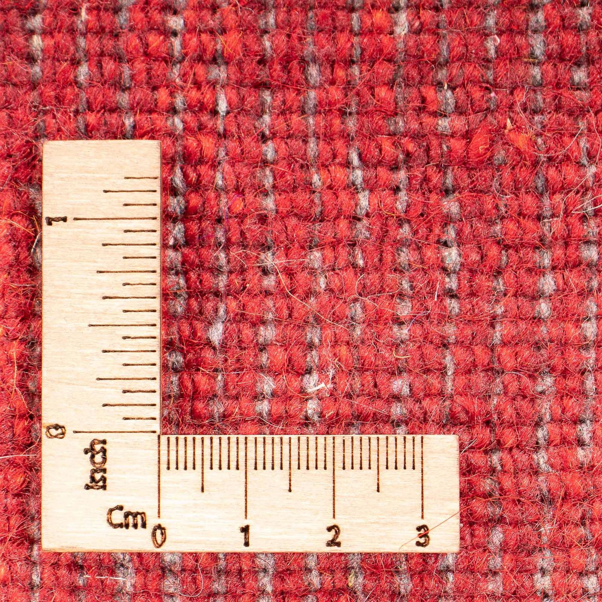 Alfombra de pasillo Alfombra Gabbeh - Loribaft Indus - 107 x 47 cm - rojo