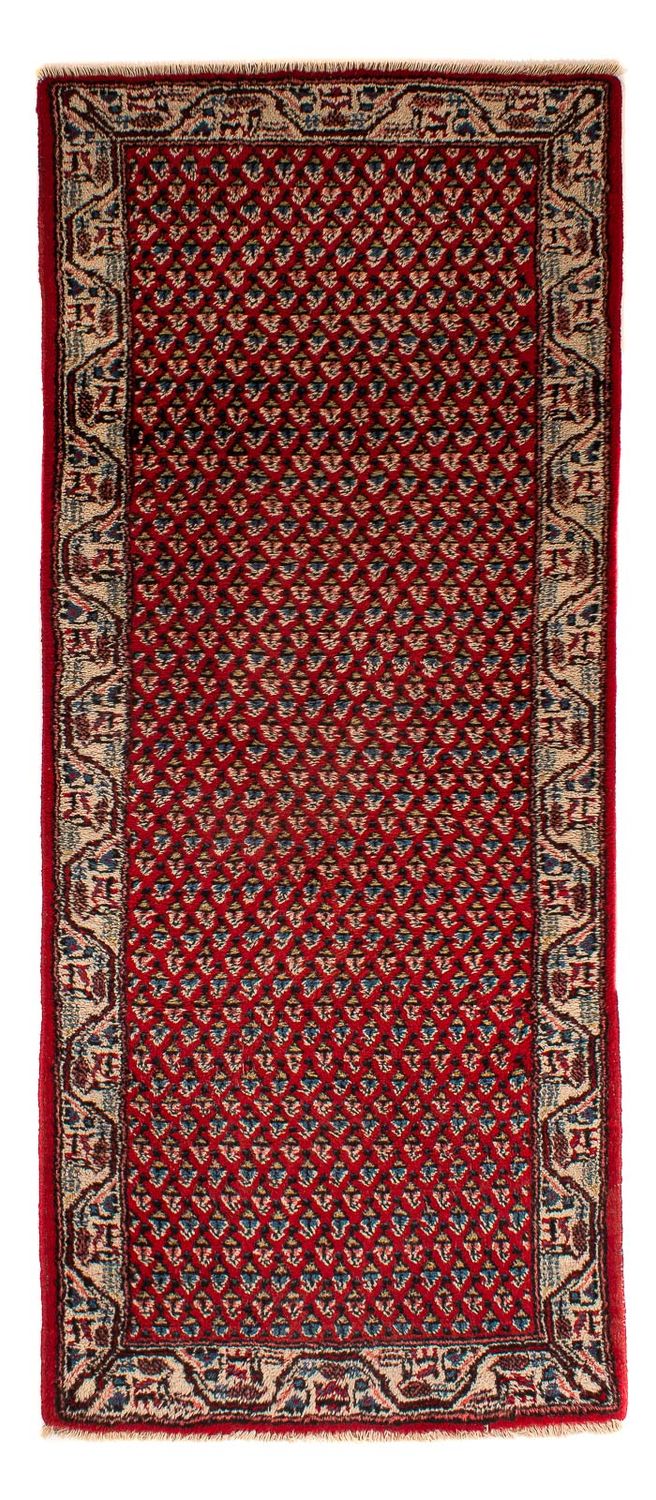 Alfombra de pasillo Alfombra persa - Mir - 203 x 77 cm - rojo oscuro