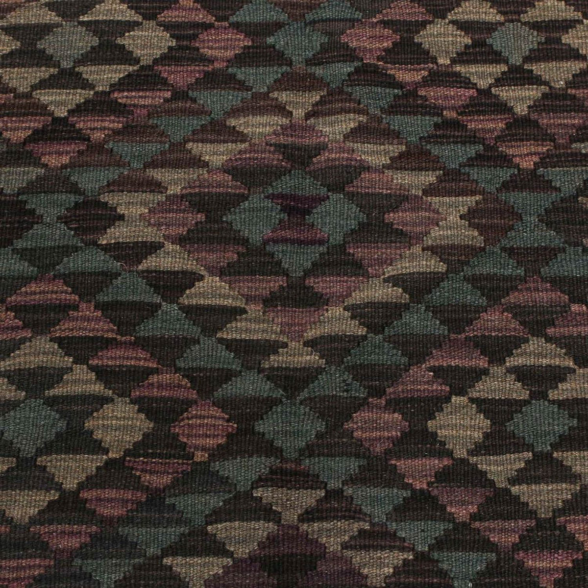 Alfombra Kelim - Splash - 201 x 163 cm - multicolor