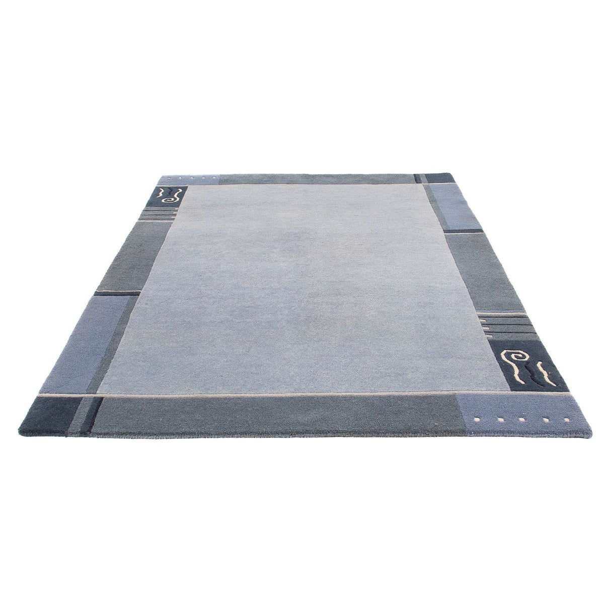 Alfombra de Nepal - 240 x 170 cm - azul claro