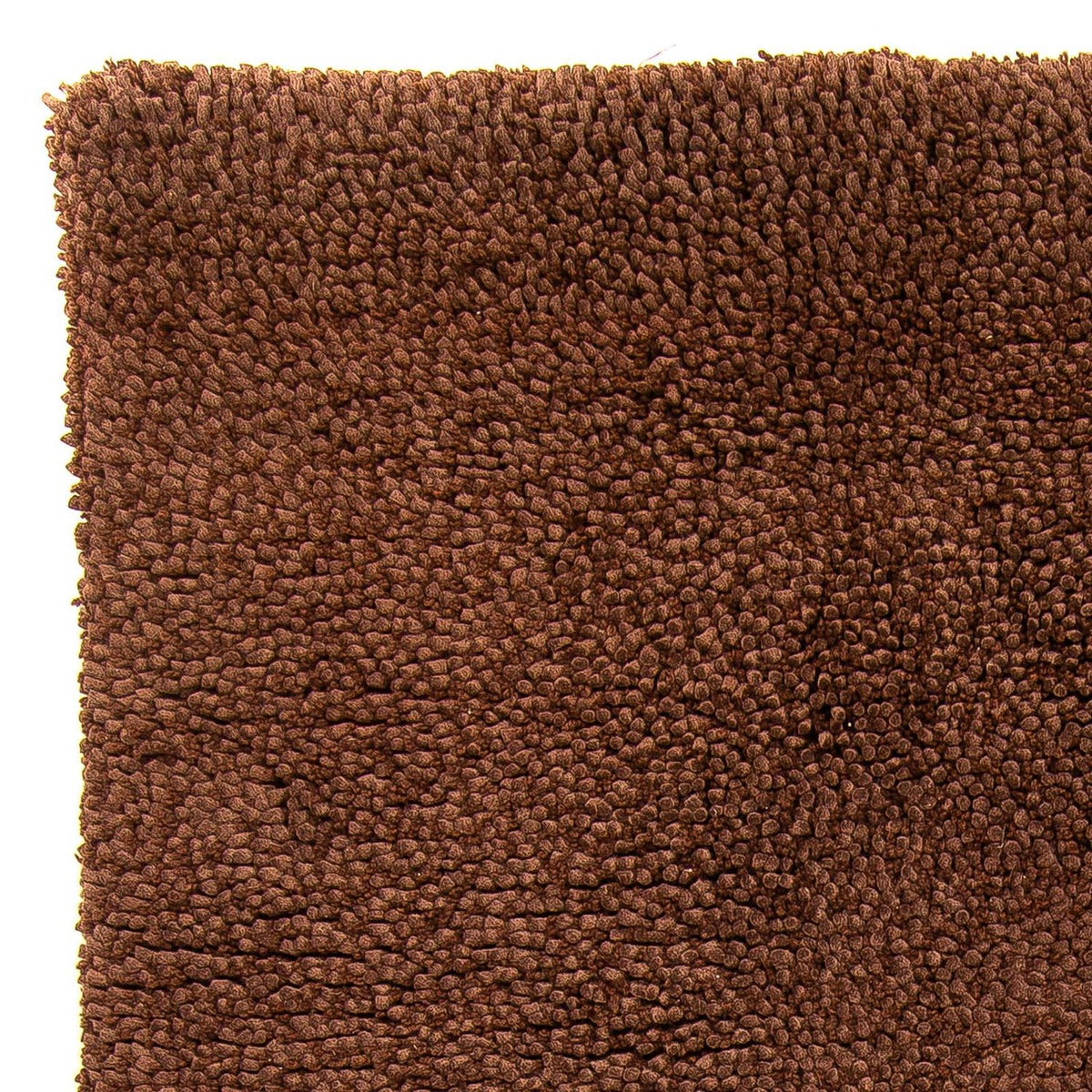 Alfombra de pelo largo - 230 x 150 cm - marrón