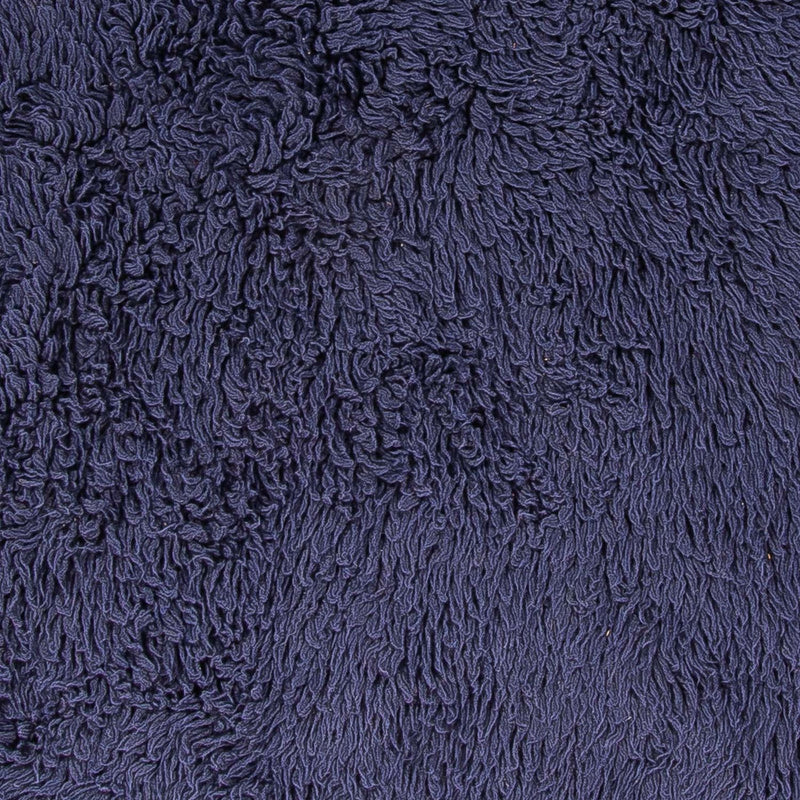 Alfombra de pelo largo redondo  - 260 x 260 cm - azul oscuro