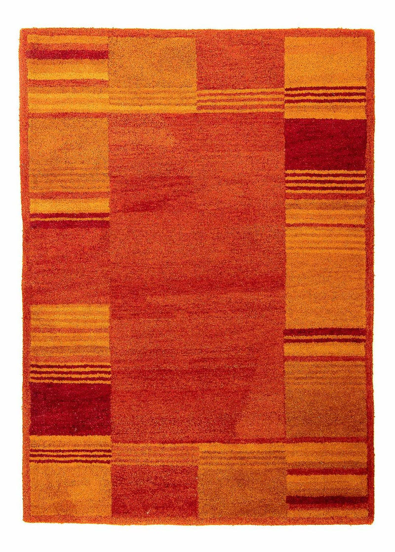 Alfombra de lana - 195 x 140 cm - óxido
