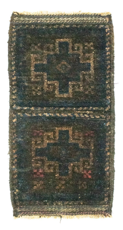 Alfombra afgana 25x47cm - Alfombra oriental