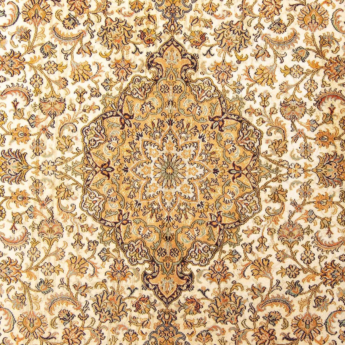 Alfombra de seda - Seda de Cachemira - 302 x 215 cm - beige