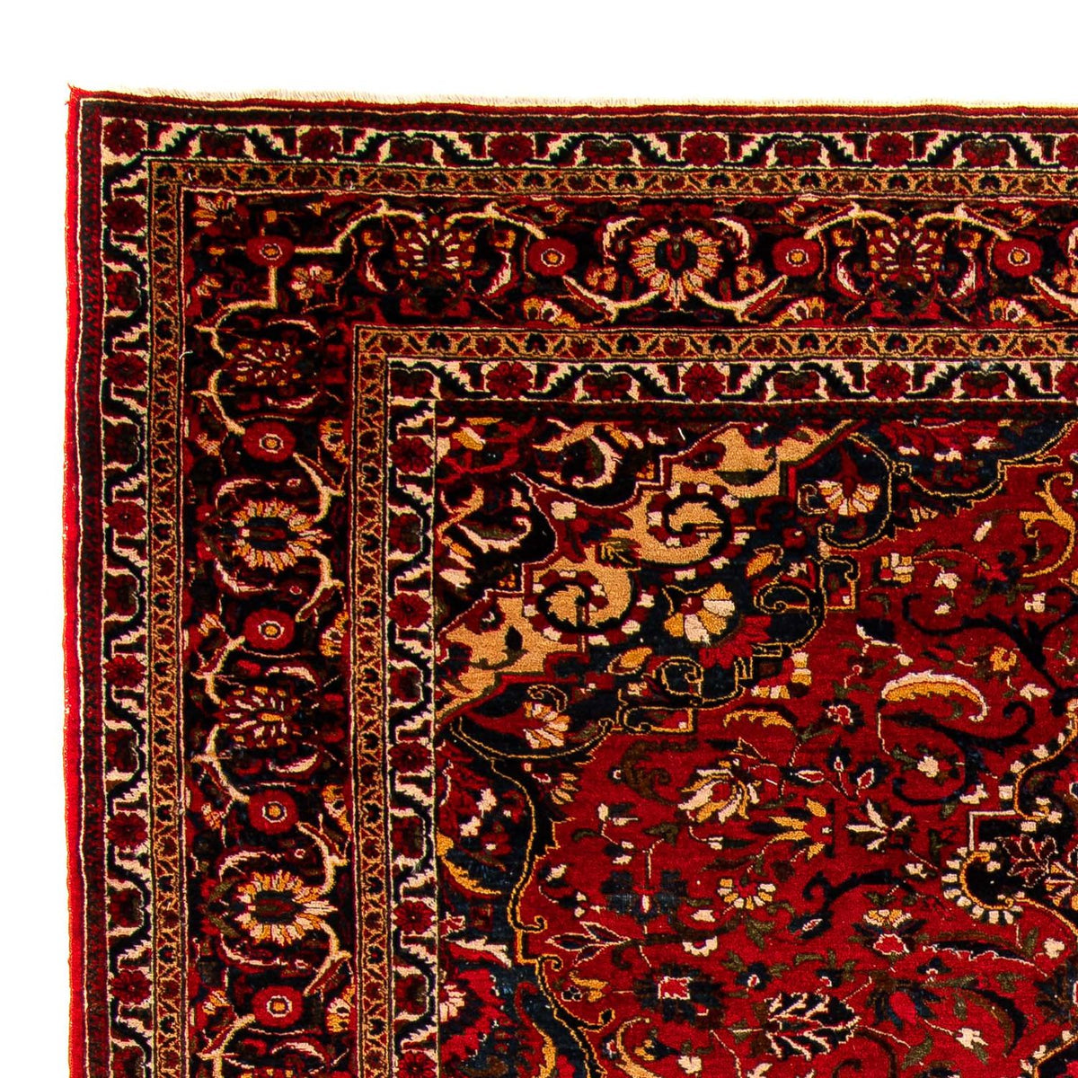 Alfombra persa - Nómada - 335 x 226 cm - rojo oscuro
