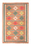 Alfombra Kelim - Tendencia - 215 x 135 cm - marrón claro