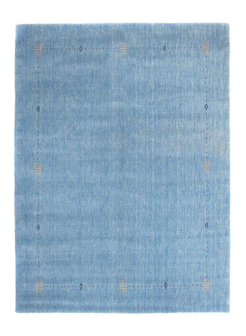 Alfombra Gabbeh - Indus - 222 x 136 cm - azul