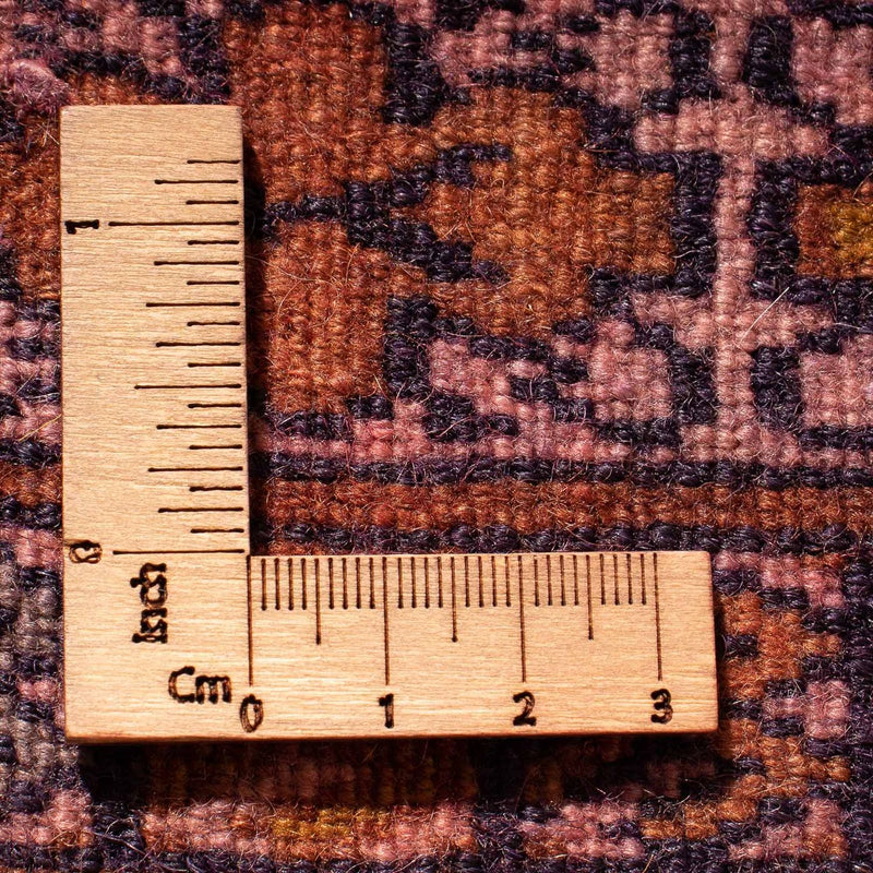 Alfombra Turkaman - 95 x 66 cm - rojo claro