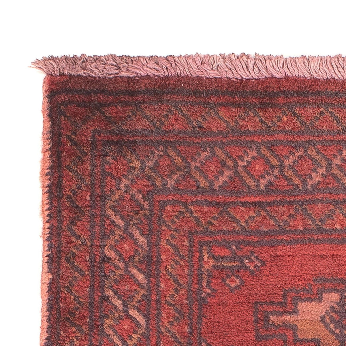 Alfombra Pakistani - 86 x 60 cm - rojo oscuro